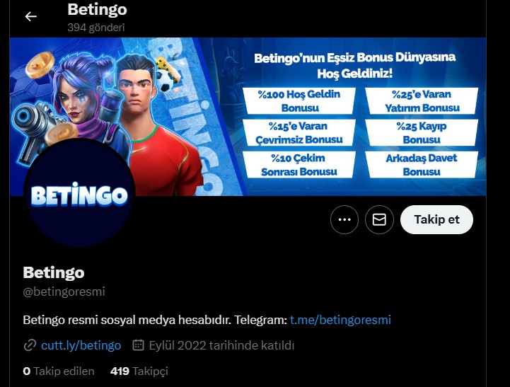 Betingo Twitter